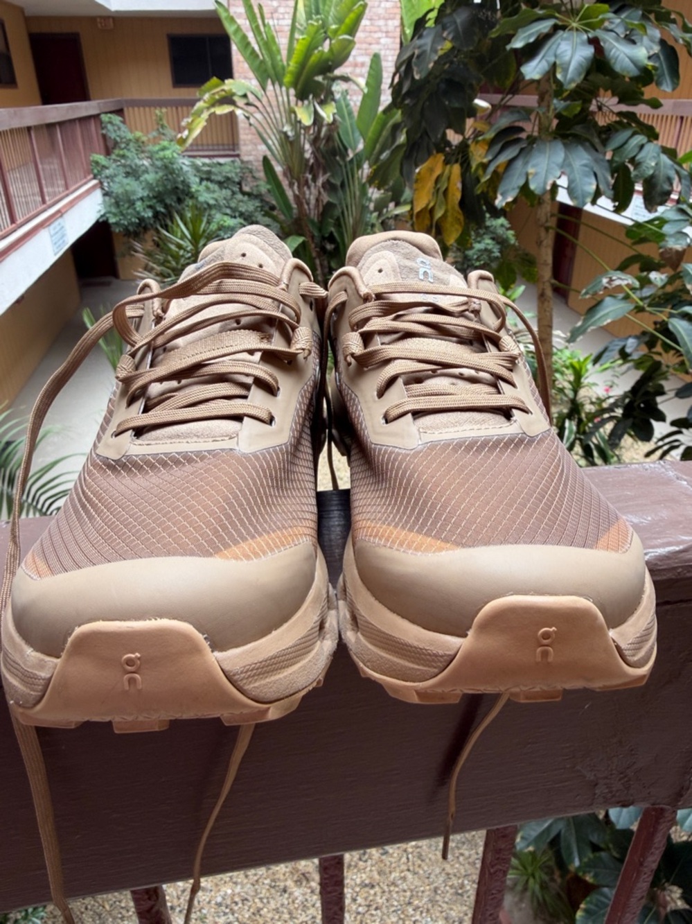 On Running Brown/Tan Cloud Runner Athletic Shoes - Picture 2 of 9